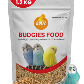 BOLTZ All Life Stages Bird Food for Budgies - Mix Seeds, Medium, 1200 g