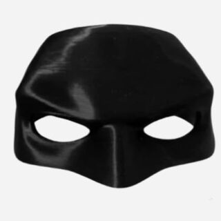 CERO 3D Printed Attractive Bat-Cat mask will make your cat look even better (Black PLA)