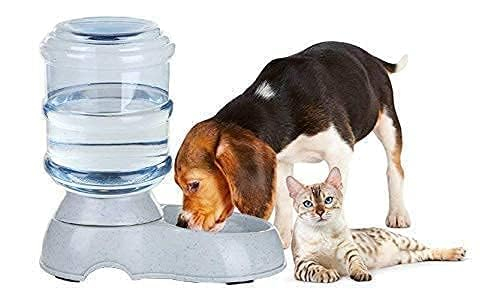 PRAYTEX Automatic Pet Or Food Water Dispenser for Dog Cat Self-Dispensing Feeding for Small Pets Bowl Dispenser (Pet Water Bottle) Rubber, ?16L x 11W x 9H Centimeters - Image 2