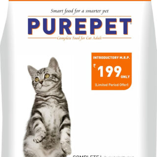 Purepet Adult Dry Cat Food Mackerel Flavour, 1 kg Pack