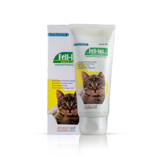 Areionvet Feli-Lax Feline Oral Tube Paste For Hairball Removal&Constipation For Kittens&Young Cats(50G)