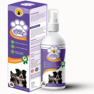 Tail & Collar Club Dental Spray for Dogs & Cats - Fight Against Bad Breath, Plaque, Tartar & Gum Disease Without Brushing (Pack of 1)