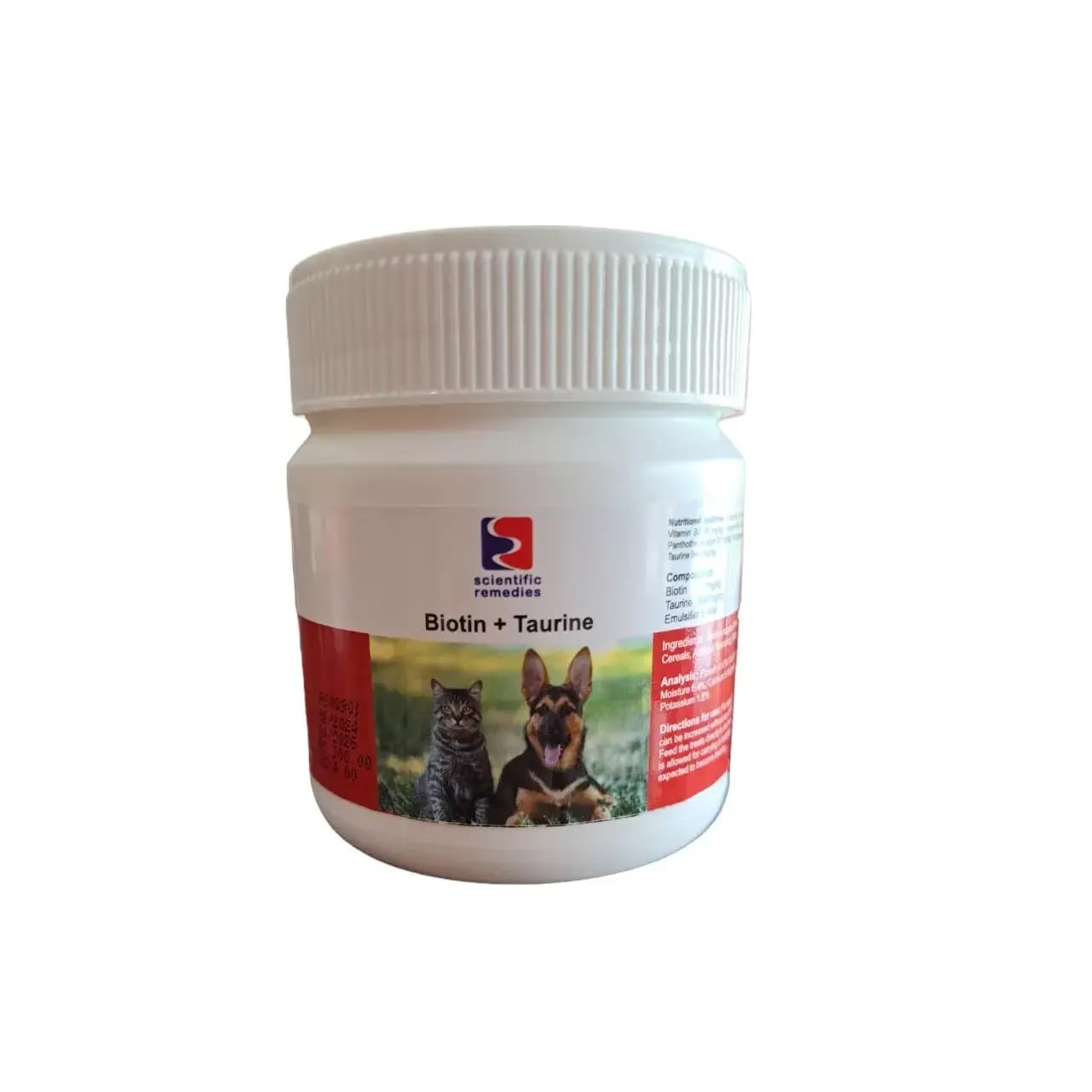 Biotin and Taurine, 75 Tablets for Dogs & Cats, for Healthy Skin & Hairs. - Image 2
