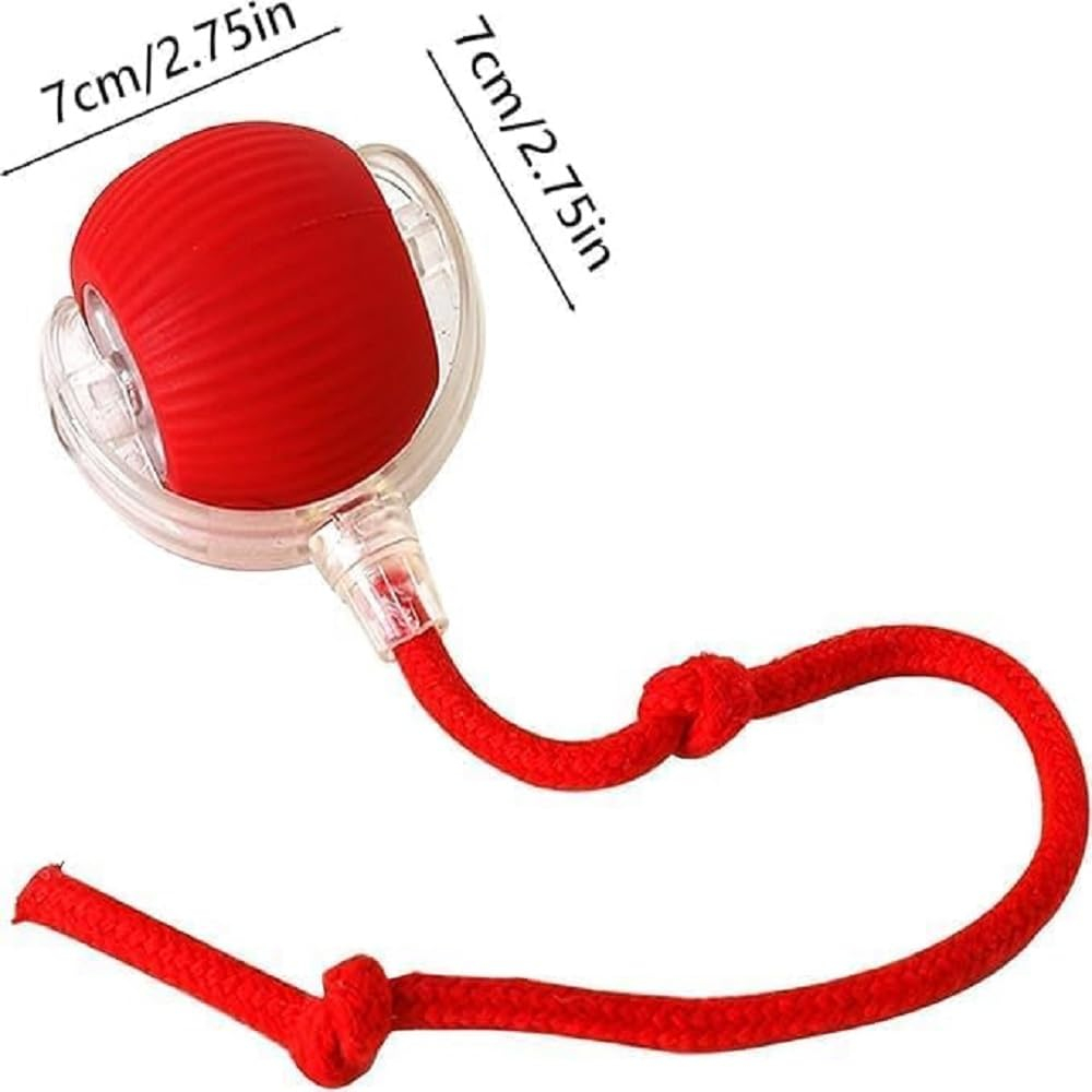 LEAFZY Smart Rolling LED Pet Ball – USB Charging, Motion-Activated for Indoor Play, Fun for Kittens, Puppies & Small Dogs, Enhances Activity & Play3 - Image 2