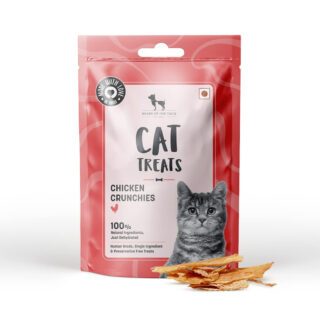 Heads Up for Tails Cat Treats - Chicken Crunchies - 35 g, Adult, Flake