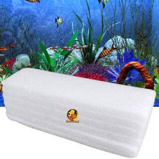 Foodie Puppies Aquarium Biochemical Filter Mechanical and Biological Filtration Sponge for Fish Tank - 6 Pieces | Ideal for Fresh & Saltwater Aquariums, Promotes Clear Water & Healthy Fish Environment