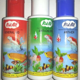 Rid All 3 in 1 Fish Medicine Pack 120Ml Each (Anti Chlorine, Anti Ich, General Aid)