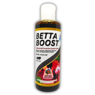 Jothi Aquatics Betta Boost Natural Betta Fish Medicine, Aquarium Water Conditioner & Supplement 100ml | Anti-Bacterial, pH Balance, Growth & Color Enhancer for All Betta Species