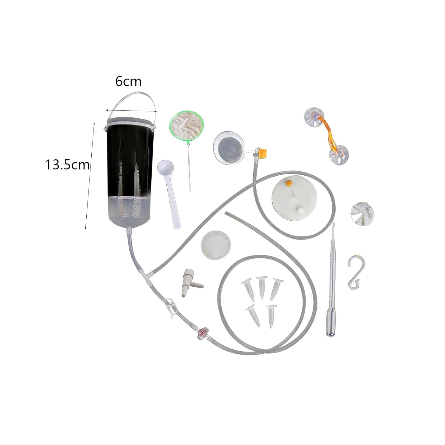 MERISHOPP Brine Shrimp Incubator Hatchery Kit Portable Practical for Aquarium Breeding Small| Pet Supplies| Interactive Toys - Image 2