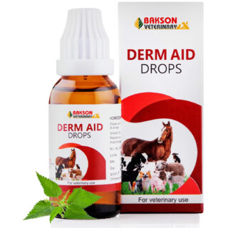 Bakson Veterinary | Derm Aid Drops | Dog Itching | Pet Medicine for Skin Allergy | Dermatitis | Safe | No Side Effects | Scratching Medicine | Effective Relief | 30ML