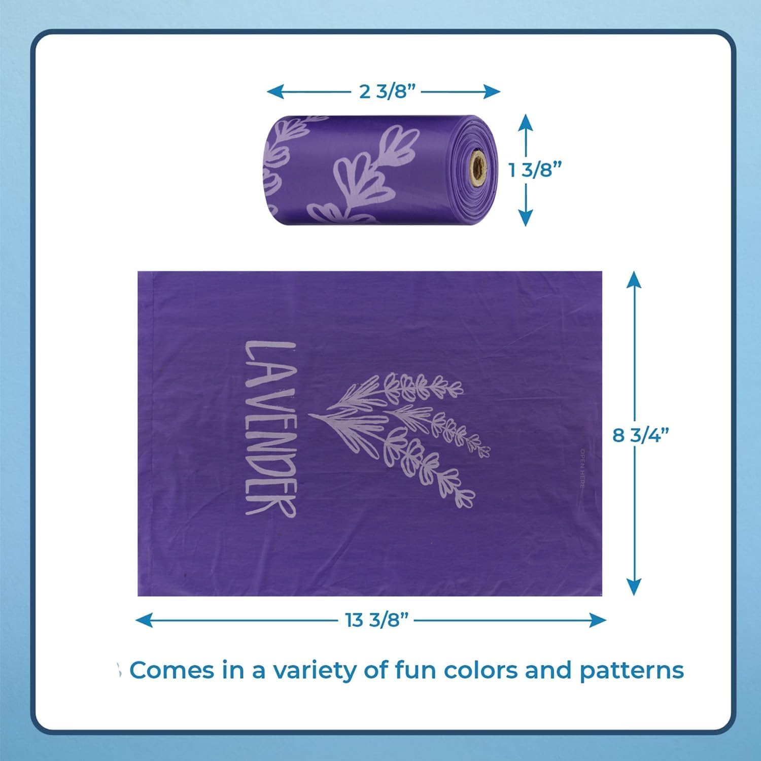 Agirav Tails Best Pet Supplies Dog Poop Bags for Waste Refuse Cleanup, Doggy Roll Replacements for Outdoor Puppy Walking and Travel, Leak Proof and Tear Resistant, Thick Plastic 150 Bags (10 Units) - Image 2