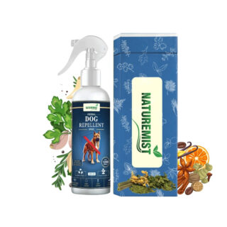 Naturemist Herbal Dog Repellent Spray | Home Defence Made with Citronella, Lemongrass, Rosemary & Peppermint | Irritant-Free, Chemical-Free | Baby-Safe, Skin-Safe, Plant-Safe | 200ml