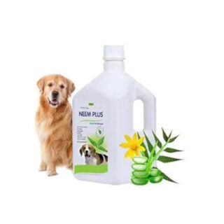 Pil Neem Plus Herbal Pet Shampoo 1000ml | Puppy Safe | Anti-Fungal, Anti-Ticks and Fleas, Antibacterial, Antiseptic & pH Balanced Dog Shampoo | Regular use Coat Cleansing Shampoo for Pets