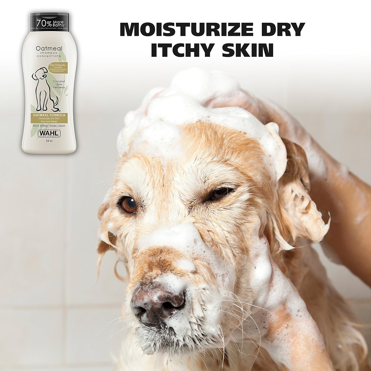 Wahl 820004 Oatmeal Shampoo, Coconut Lime Verbena 709 ml, 1 Piece - Image 2