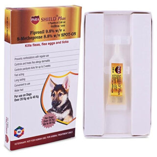 Medfly Spot On Solution for Prevention & Treatment of Ticks, Fleas & Chewing Lice (Pack of 1, 20-40 KG Dogs)