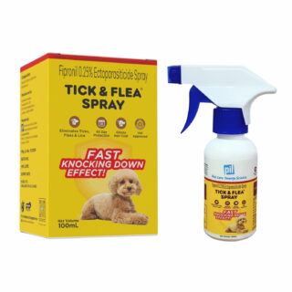 PIL Tick & Flea Spray | Complete Remedy for Fleas & Ticks | Fast, Effective Spray for Fleas, Tick, and Chewing Lice for Dogs and Cats