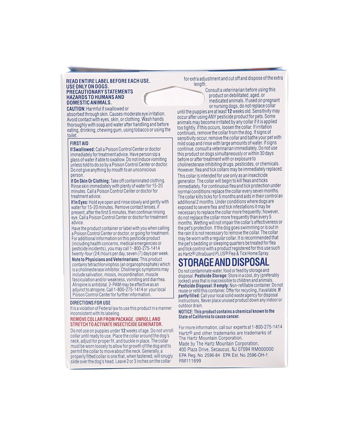 Hartz UltraGuard Flea & Tick Collar for Dogs and Puppies - 20" Neck, 7 Month Protection - Image 2