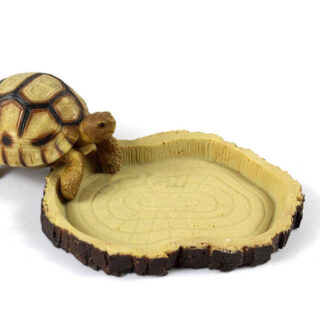 ATORSE™ Reptile Feeding Bowl Food Water Resin Dish Pet Vivarium Tortoise Gecko Snake|Pet Supplies|Reptile Supplies