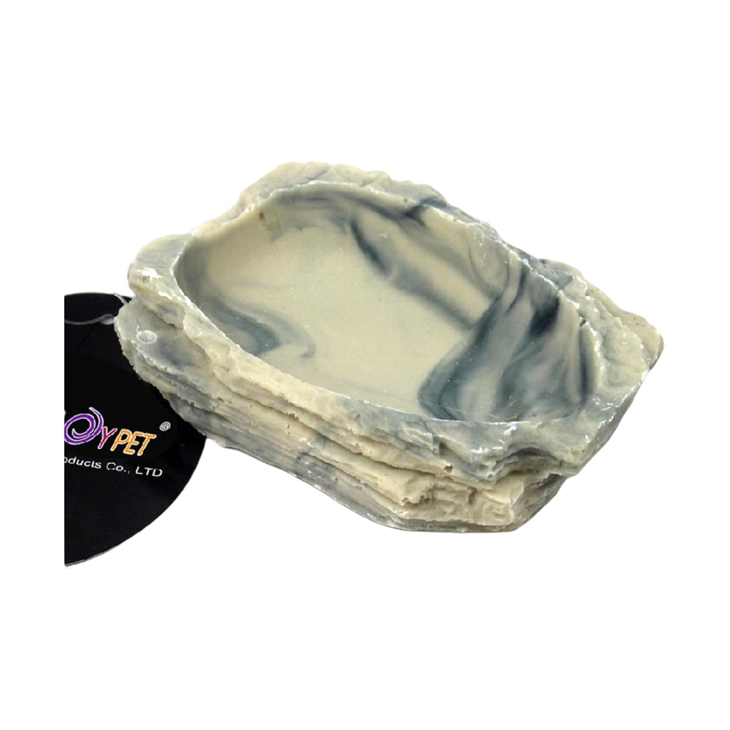 LOOM TREE Reptile Food Water Bowl Plate Feeding Tray for Terrapin Chameleon Lizard