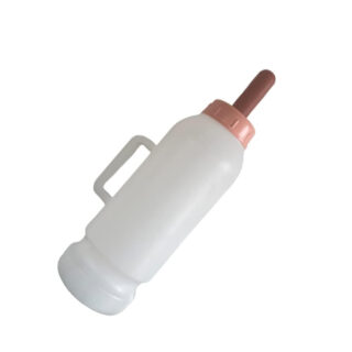 Bethlehem Heavy Duty Calf Milk Feeding Bottle with Food Grade Nipple 2 Litre | Durable Plastic Feeding Bottle for Calves, Lambs, Goats | Easy to Clean & Long-Lasting