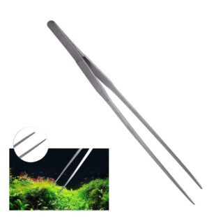 Sage Square Aquarium Straight Tweezer, Stainless Steel, Aquascape Tools, Feeding Tongs, Rust-Resistant, Corrosion-Resistant, Durable, Non-Slip Design,Polished, Shiny (38cm)