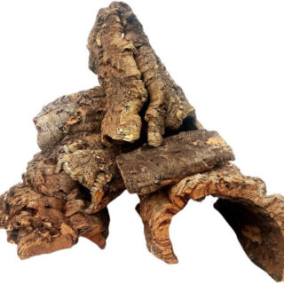 NDI Natural Cork Round Terrarium Decor, 30-40 cm Long, 15-20 cm Wide