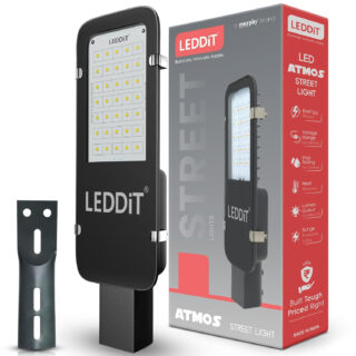 LEDDiT Atmos 30W Waterproof LED Street Light, IP65 Rated Outdoor Light with 2.5 Years Warranty, Pack of 1 (Cool White, BIS Approved)