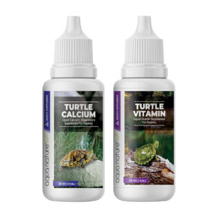 AquaNature® Special Combo Turtle Vitamin & Turtle Calcium Health Supplement 30ml Each