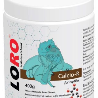 LORO: In Nature's hand Calcio-R for Reptiles (400 G) | Calcium Supplement for Reptiles | Phosphorous-Free Calcium Ultrafine Powder Reptile | Amphibian Supplement