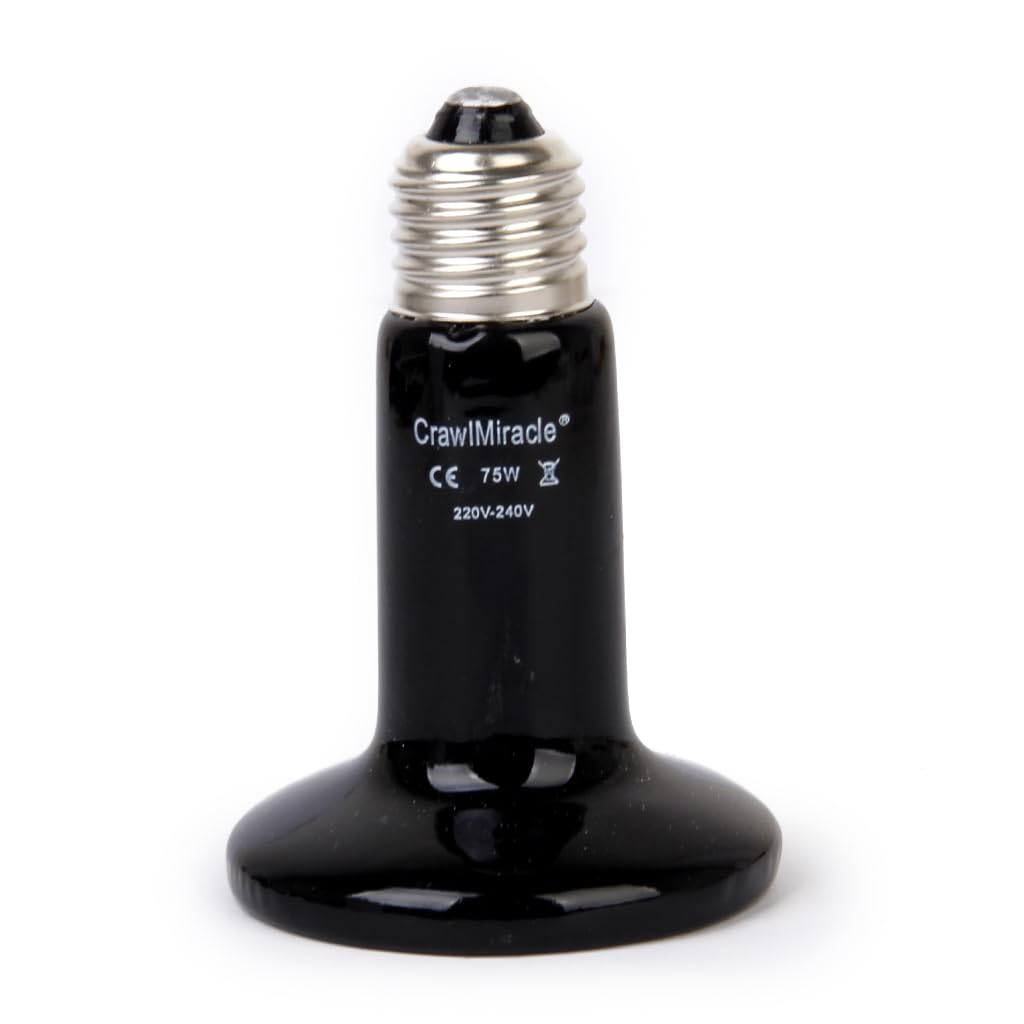 SAZ DEKOR® 220-240V 75W Pet Ceramic Heat Emitter Appliance Reptile Heater Brooder Light - Image 2