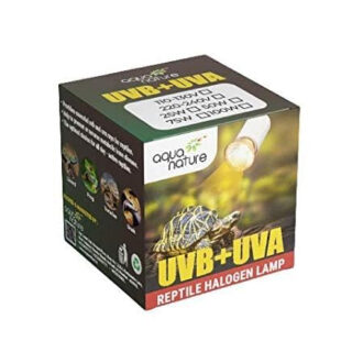 aqua nature Aquanature Turtle Uvb+ Uva 3.0 220-240V Halogen E27 Lamp For All Turtle & Reptiles (25W )