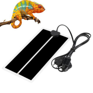 Sage Square Turtle & Reptile Heating Pad: Safe, effective heat, adjustable temperature control, waterproof, durable, energy-efficient, maintaining optimal habitat conditions (Small)