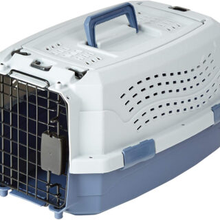 HobbyEnclaveBasics Two Door Top Load Pet Carrier, Small Size |19-inch | Portable Airline Pet Carrier for Cats, Puppies and Kitten | Small