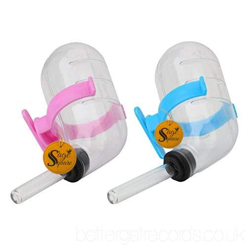 Sage Square Leak Proof Water Bottle for Hamster/Gerbil/Mice/Guinea Pig/Ferret/Rabbit (Random Color) (60 ML) - Image 3