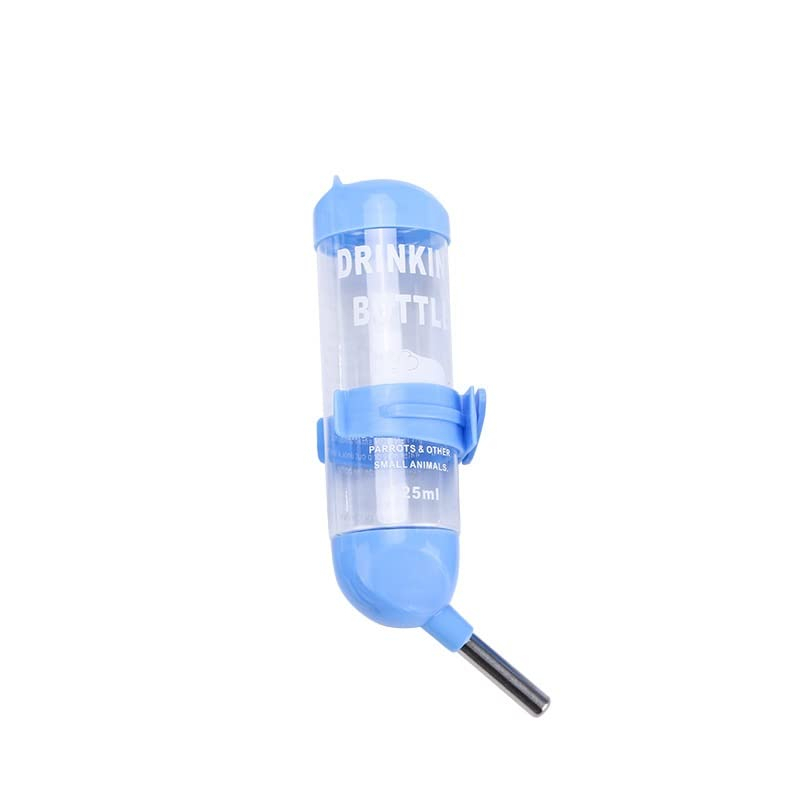 Pets Wizard - Leak Proof Cage Attachment Water Bottle Cum Feeder for Hamster/Guinea Pig/Rabbit/Mice, Multicolour (125 ML)