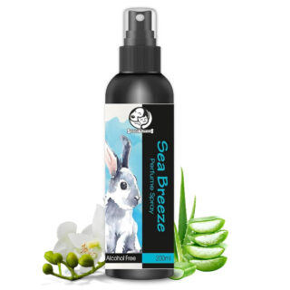 Foodie Puppies Sea Breeze Perfume Spray for Rabbits & Small Animals - 200 ml with Extract of Lavender and Aloe-Vera | Daily use Safe Deodorizer, Smell Perfume, Body Bad Odor Safe & Effective Pet-Friendly Formula