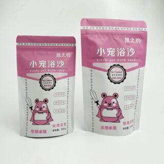 PETS EMPIRE Bathing Sand Dust Guinea Pig Hamster Gerbil Deodorant Cleaning (Strawberry, 500g (Single Pack))