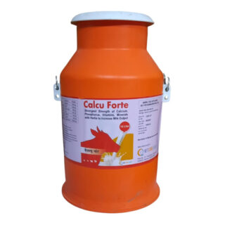Vet Cure Quick Calcu Forte – Veterinary Liquid Calcium Supplement with Phosphorus, Vitamins & Herbs for Cows & Buffaloes | Improves Milk Production & Bone Strength - 10 LTR