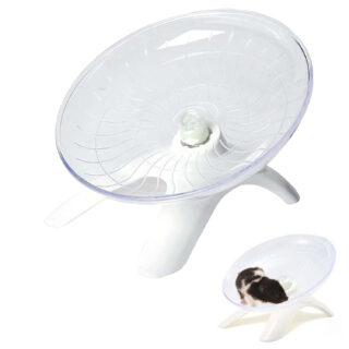 Hamster Toys, 7" Silent Hamster Wheel with Anti-Slip Base Noise-Free for Durable Hamster Accessories for Mice & Hedgehogs