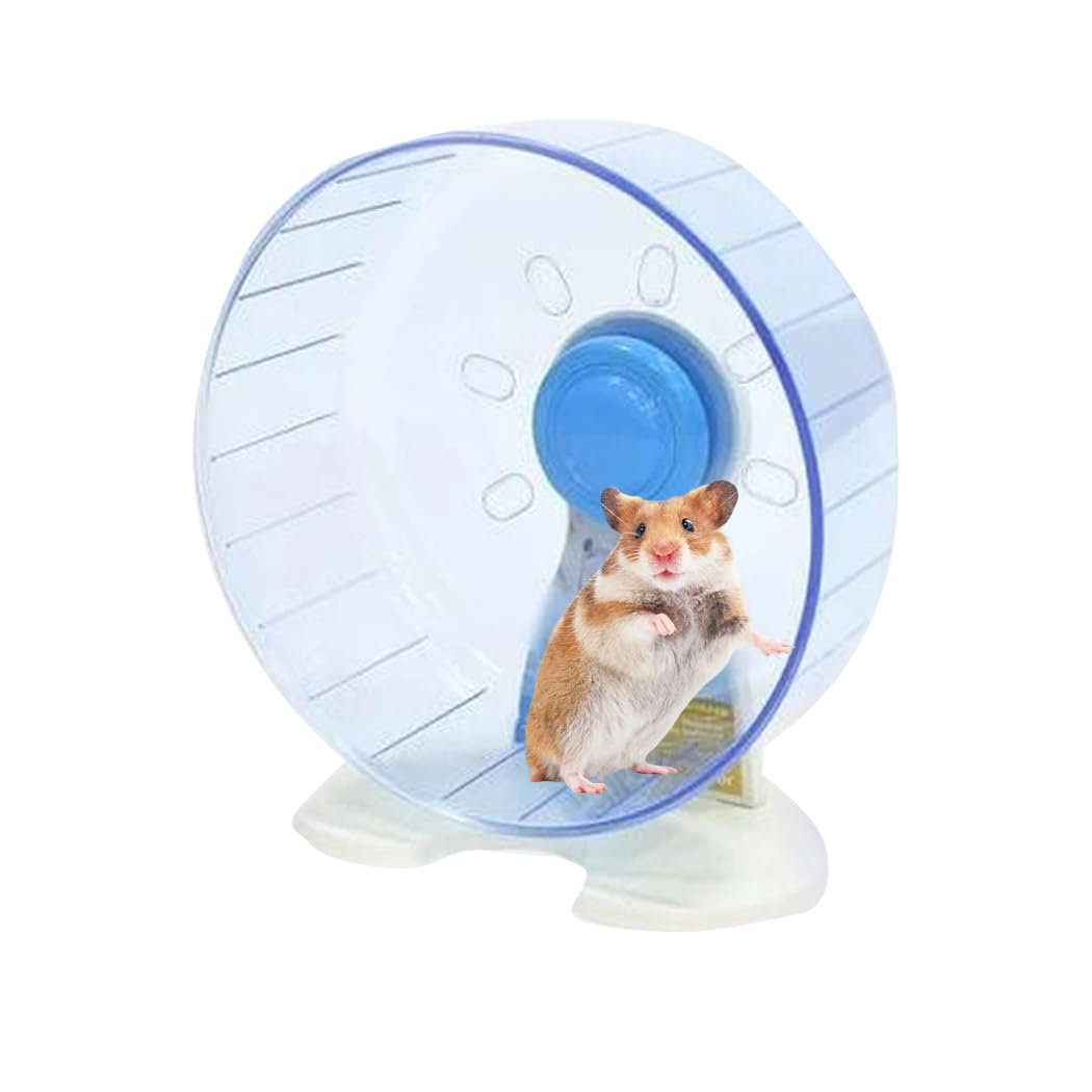 Dear Pet Silent Anti‑Slip Hamster Wheel – Durable, Whisper‑Quiet Exercise Wheel for Hamsters & Gerbils – Safe No‑Jump Design, Smooth Spin (25×13×27.5 cm) - Image 2