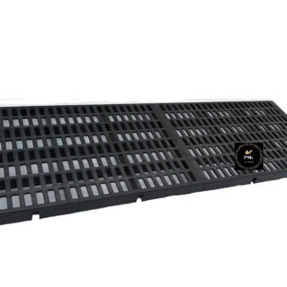 PSK PET MART Pet Plastic Flooring Mat for Dog/Cat/Rabbit/Goat Multipurpose Floor Mat for Cages Too - Size- Length 36 Inch, Width 12 Inch(3ft x1ft) (Black) (2 PCS)