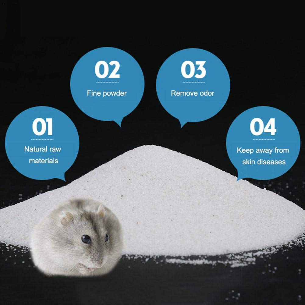 Western Era Playfull Sand Bath for Hamster, Gerbill (500grm) (Apple) - Image 2