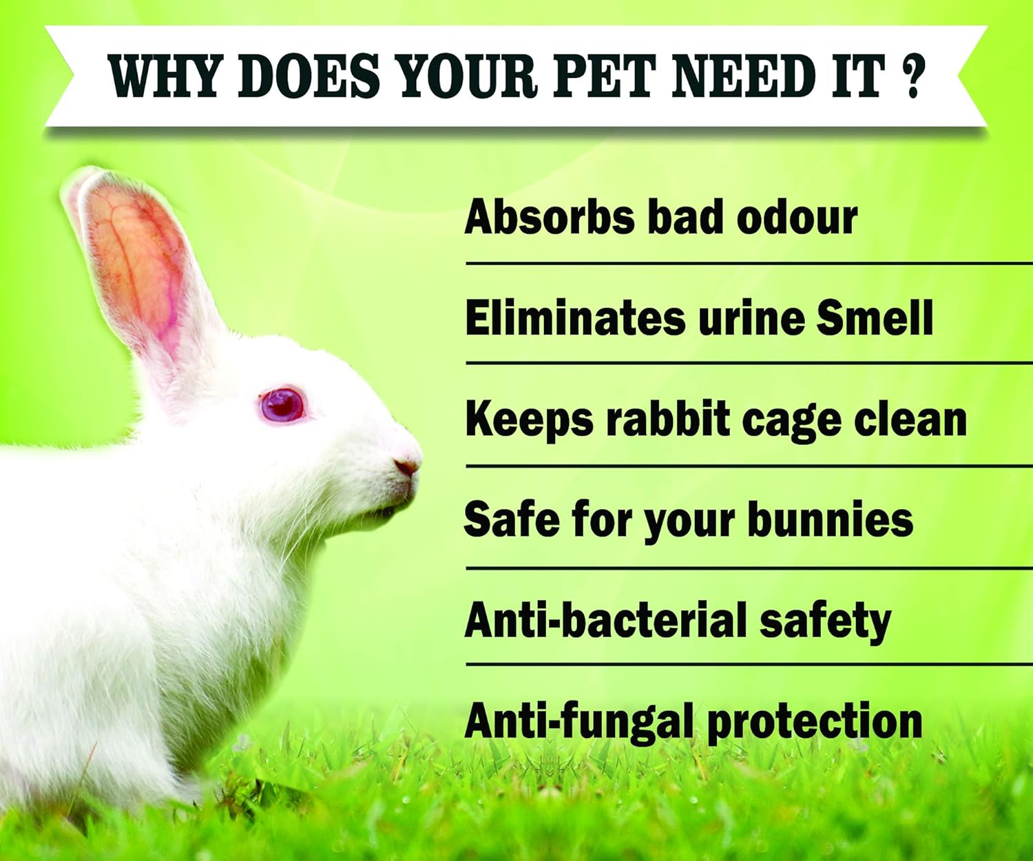 Boltz Rabbit Litter Spray with Lemon Grass and Neem, Medium, 200 ml, 1 Piece - Image 2