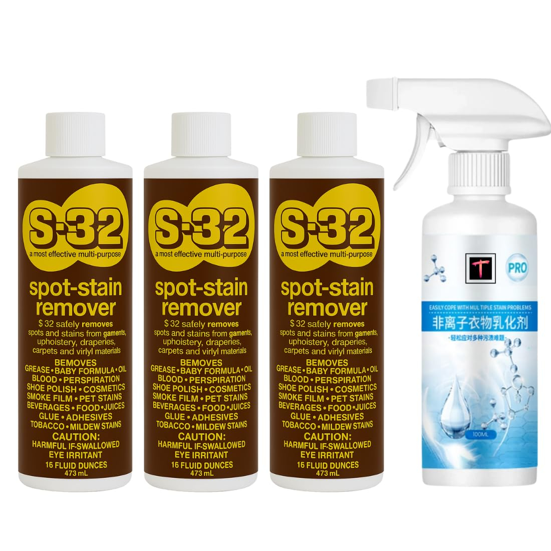 Deep Action Fabric Cleaner Spray for Laundry and Curtains