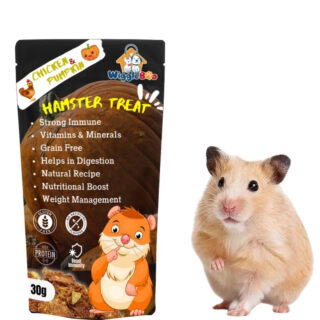 Chicken & Pumpkin Hamster Treats - Irresistible Flavor Fusion for a Healthy and Contented Pet, The Perfect Snack to Satisfy Your Hamster Craving, A Burst of Chicken and Carrot Flavor (30g)