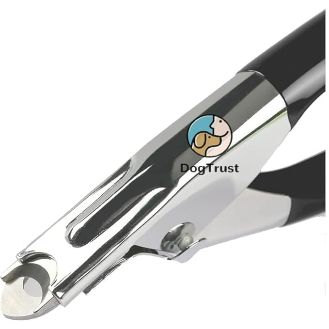Dog Trust Professional Stainless Steel Scissor Tool Nail Clipper Cutter for Cat & Dog (Medium), Multicolor - Image 2