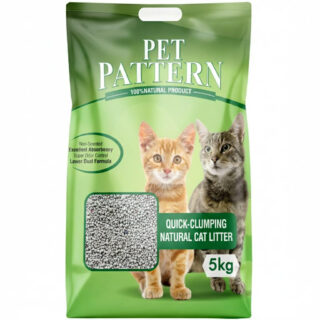 Pet Paterrn Natural Cat Best Litter, Quick-Clumping, Non-Scented, Low Dust Formula, Odour Free Home Exclusive (5kg)